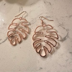 “Tropical Love” Boho Palm Tree Leaf CutOut Earring